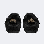 Golden Eagle Print - Fur Lined Slippers