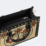 Traditional Tattoo Print - Leather Handbag