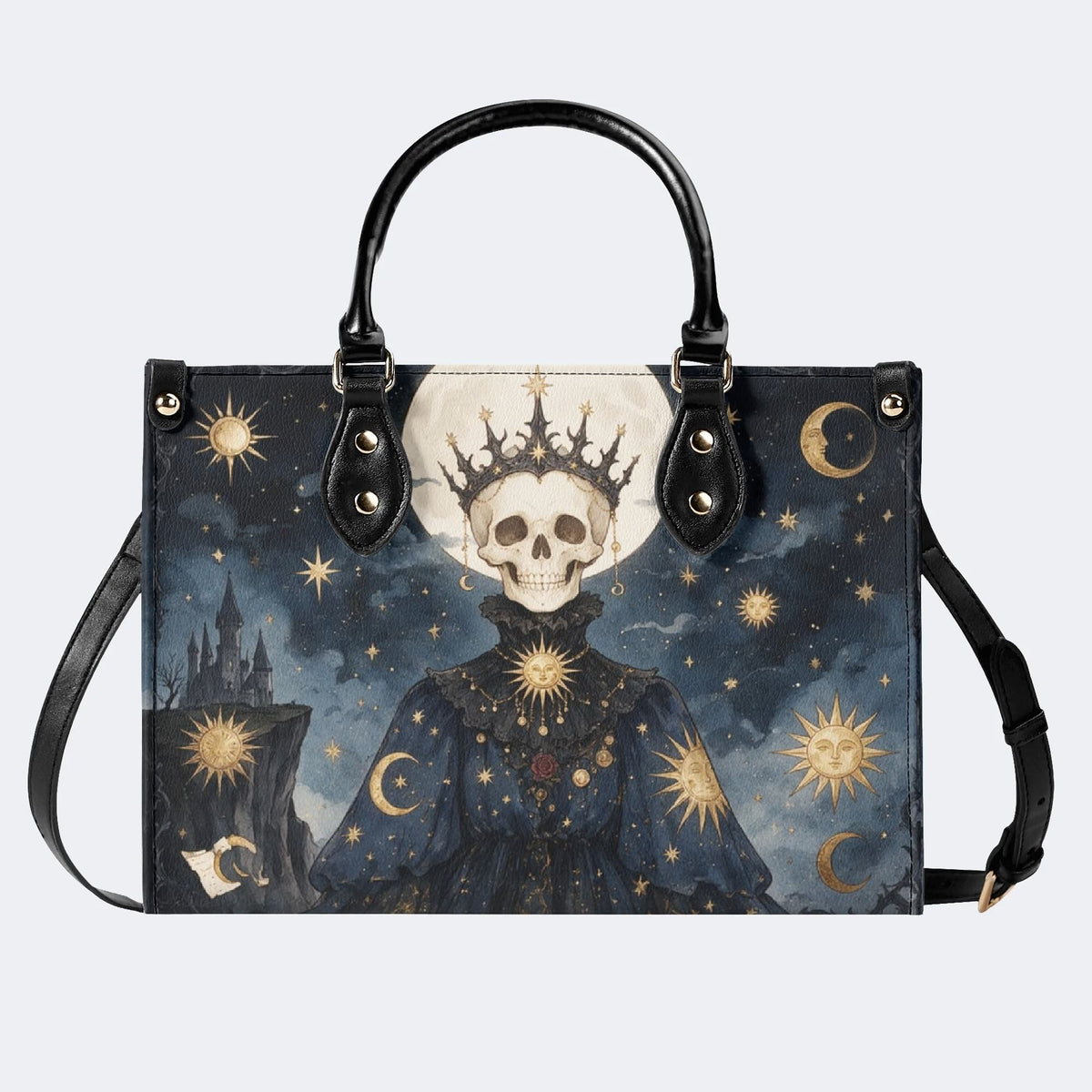 Skull Queen Print Handbag Factory Direct Sales