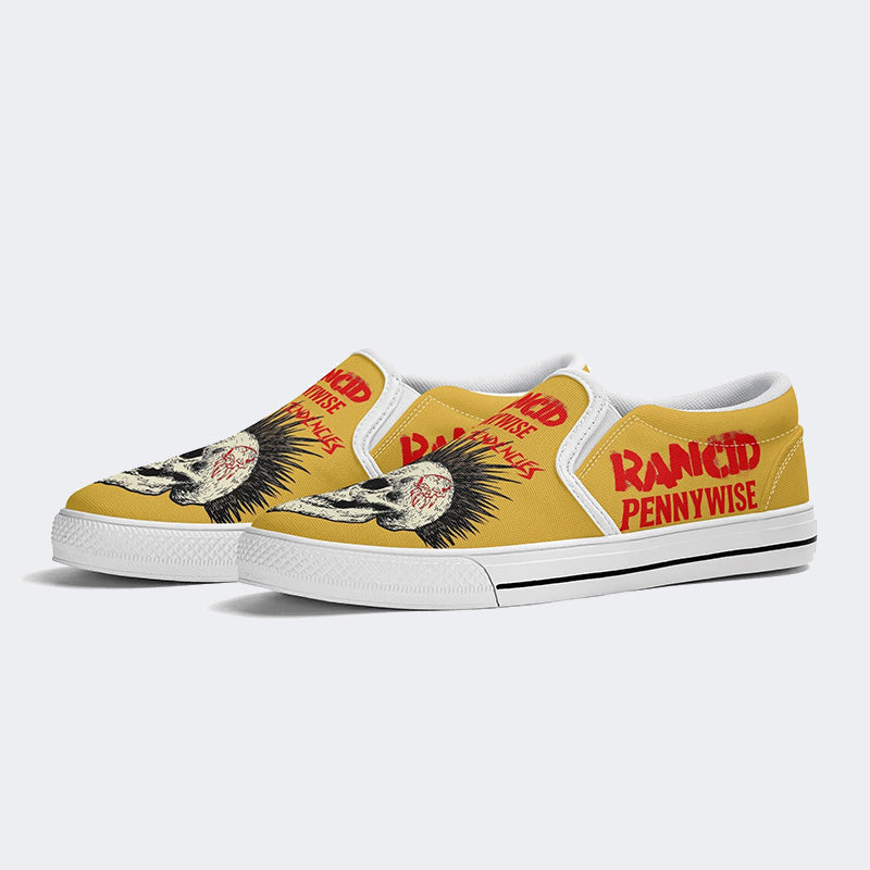 Rancid Skull Print - Slip On Shoes