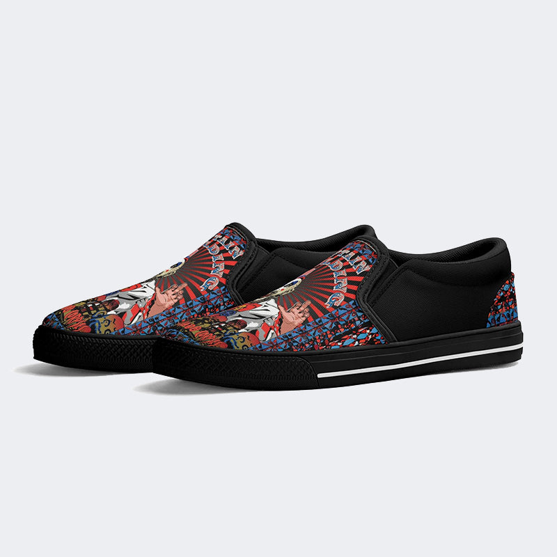 Unisex Horror Print - Slip On Shoes