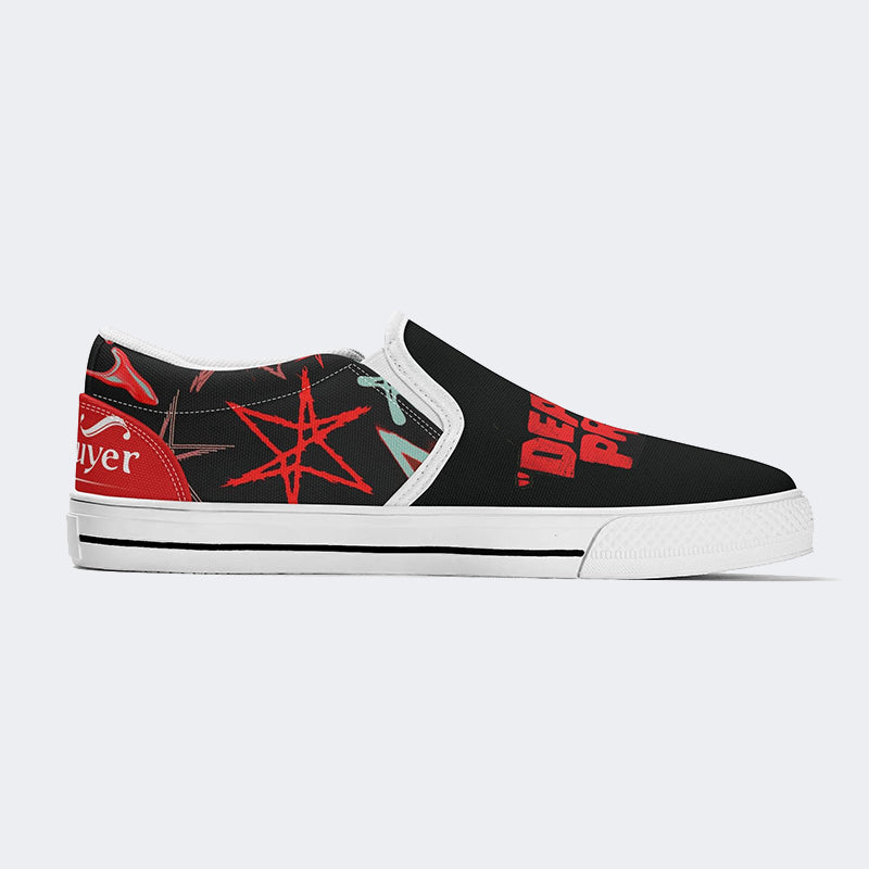 Unisex Horror Movie Print - Slip On Shoes