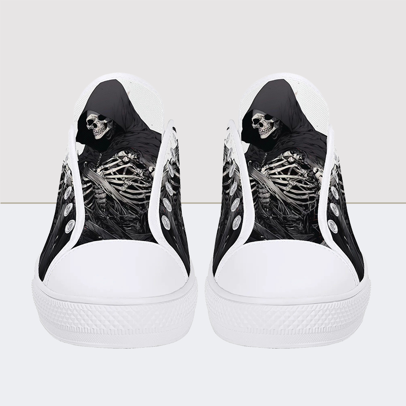 Lone Ranger Skull Low Top Canvas Shoes