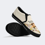 Vintage Poster Funny Word - Slip On Shoes
