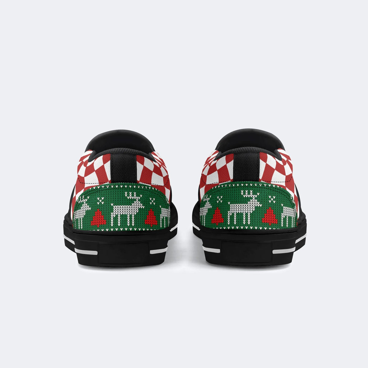 Horror Movie Vintage Print - Slip On Shoes