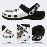 Gothic Thorn Crown Art - Fur Lined Slippers/Sandals
