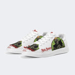 Unisex More Brains Print - Skateboard Sneakers