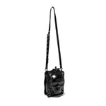 Dark Skull Cross Leather Crossbody Bag