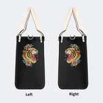 Flower Tiger Art Print - Leather Handbag