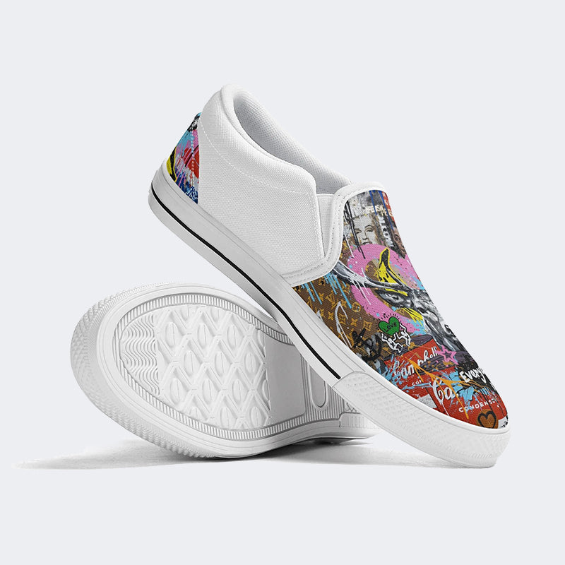 Everything Is Possible Print - Slip On Shoes