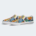 Unisex Christ Mary Graffiti Art Print - Slip On Shoes