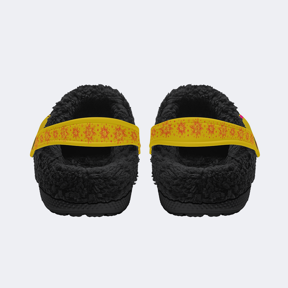 Unisex Horror Print - Fur Lined Slippers