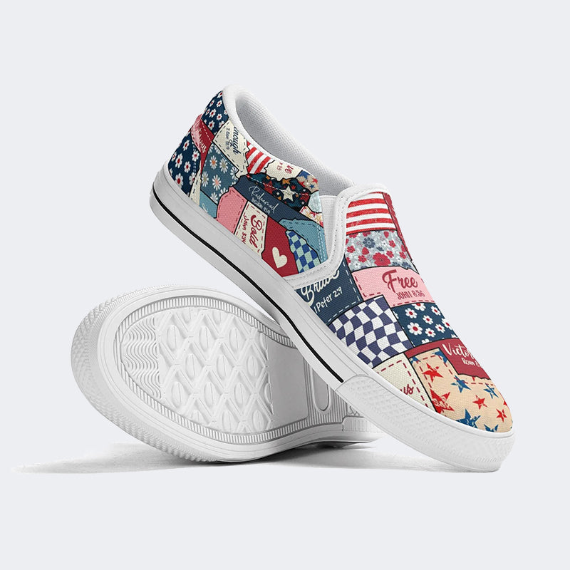 Unisex Art Print - Slip On Shoes