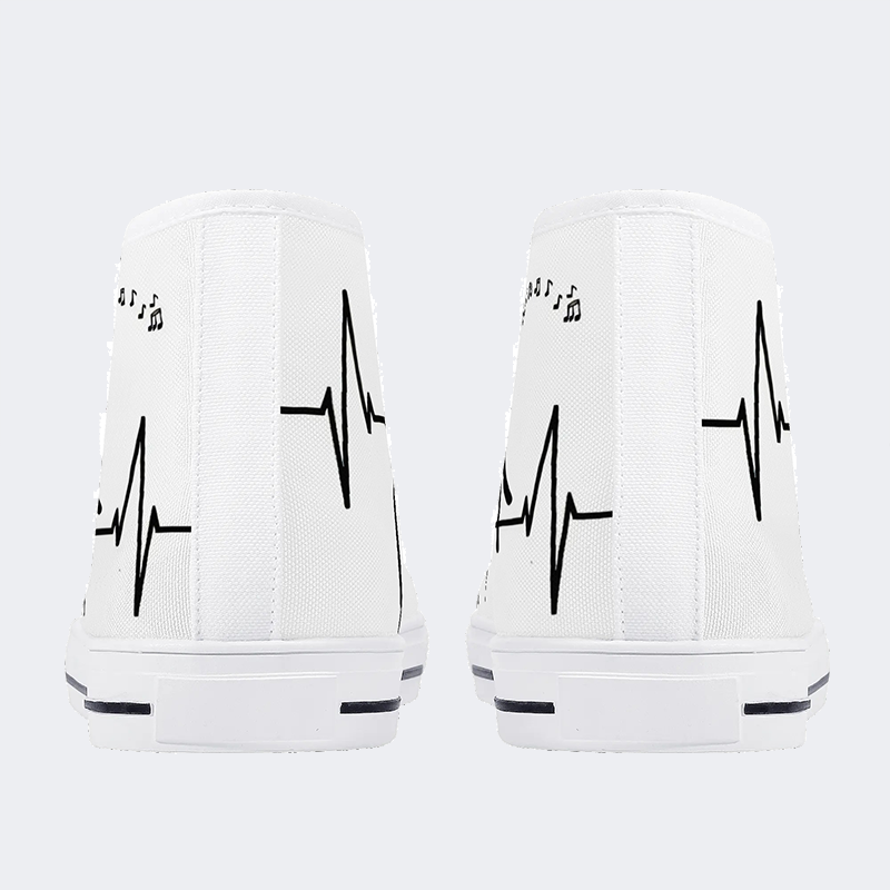 Unisex Tattoo Druck - High Top Canvas