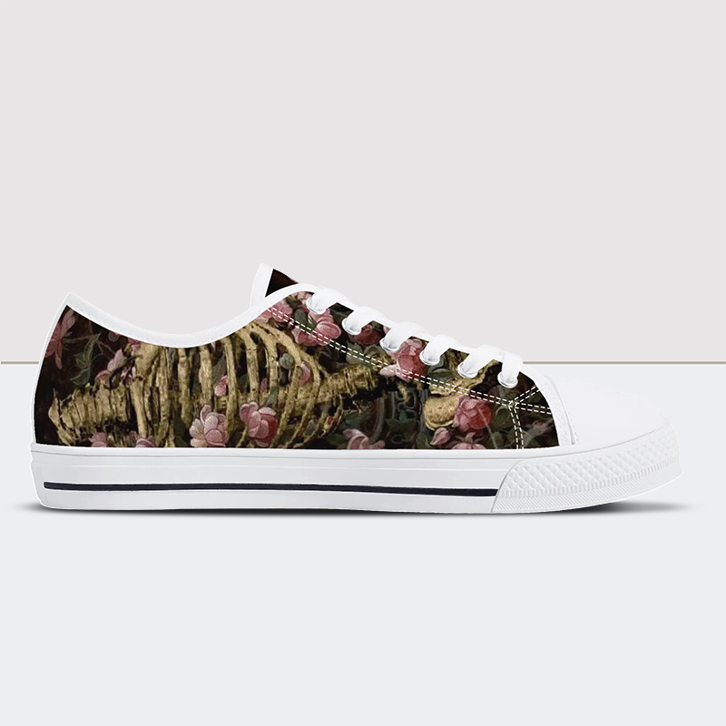 The Eternal Wait Low Top Canvas Shoes