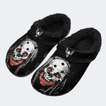 Blood Mouth Bat Skull - Fur Lined Slippers/Sandals