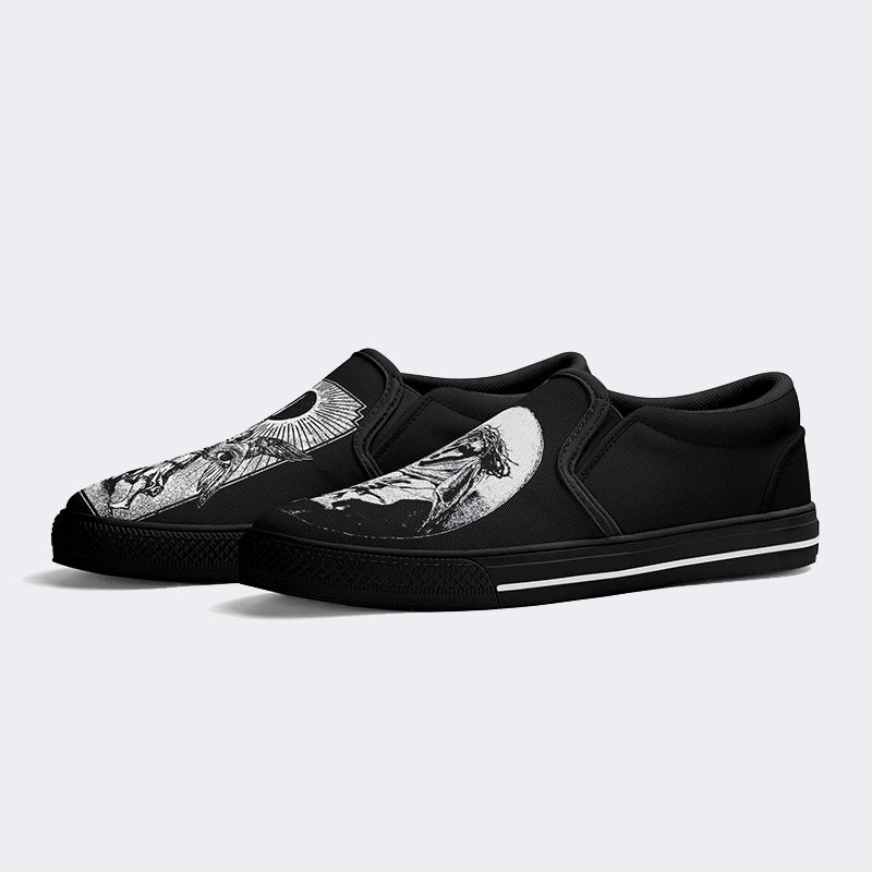 Chaussures unisexes à enfiler avec imprimé Christ Art 