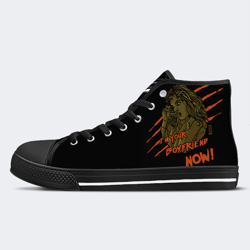 Unisex Horrorfilm-Druck - High Top Canvas