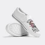 Horror Skull Print - Slip On Shoes