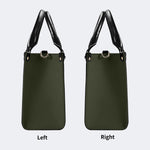 Classic Venom Moth Print - Leather Handbag