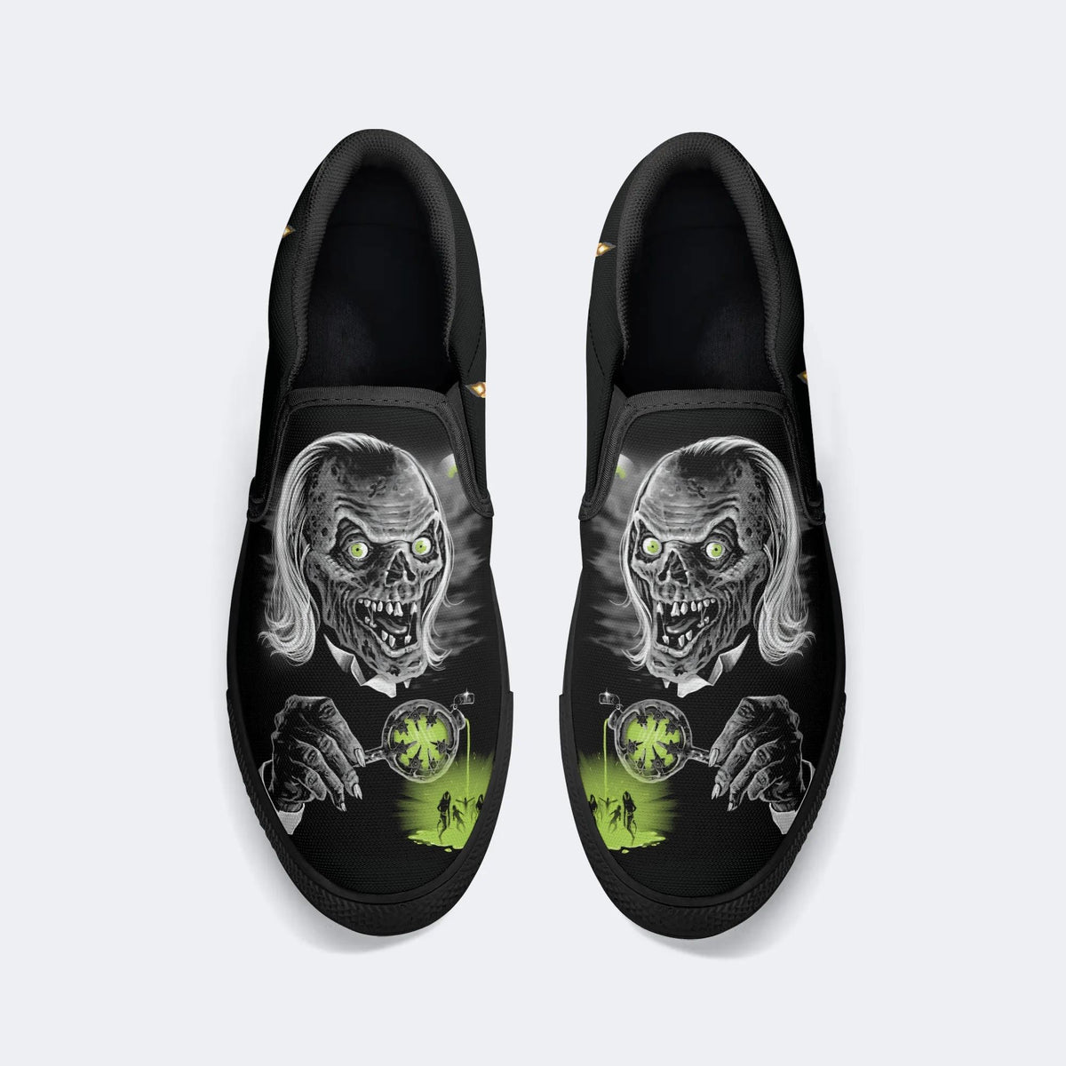 Chaussures à enfiler unisexes Tales Crypt Zombie Art Print 