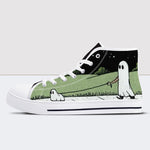 Ghost Art High Top Canvas Schuhe