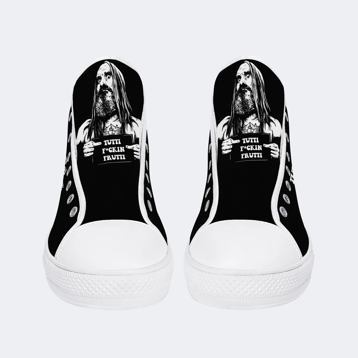 Tutti F*ckin Frutti Graphic Unisex Classic Print - High Top Canvas