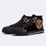 Death Moth Vintage Print - High Top Canvas