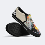 Unisex Catholicism Graffiti Art Print - Slip On Shoes