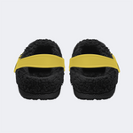 Staten Island Killer Bees Print - Fur Lined Slippers/Sandals