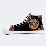 Death Moth Vintage Print - High Top Canvas