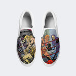 Unisex Wrestling Art Illustration Printed - Slip On Shoes