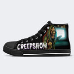 Unisex Horror Movie Vintage Graphic Print - High Top Canvas