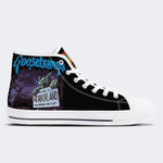 Unisex Horror Totenkopf Druck - High Top Canvas