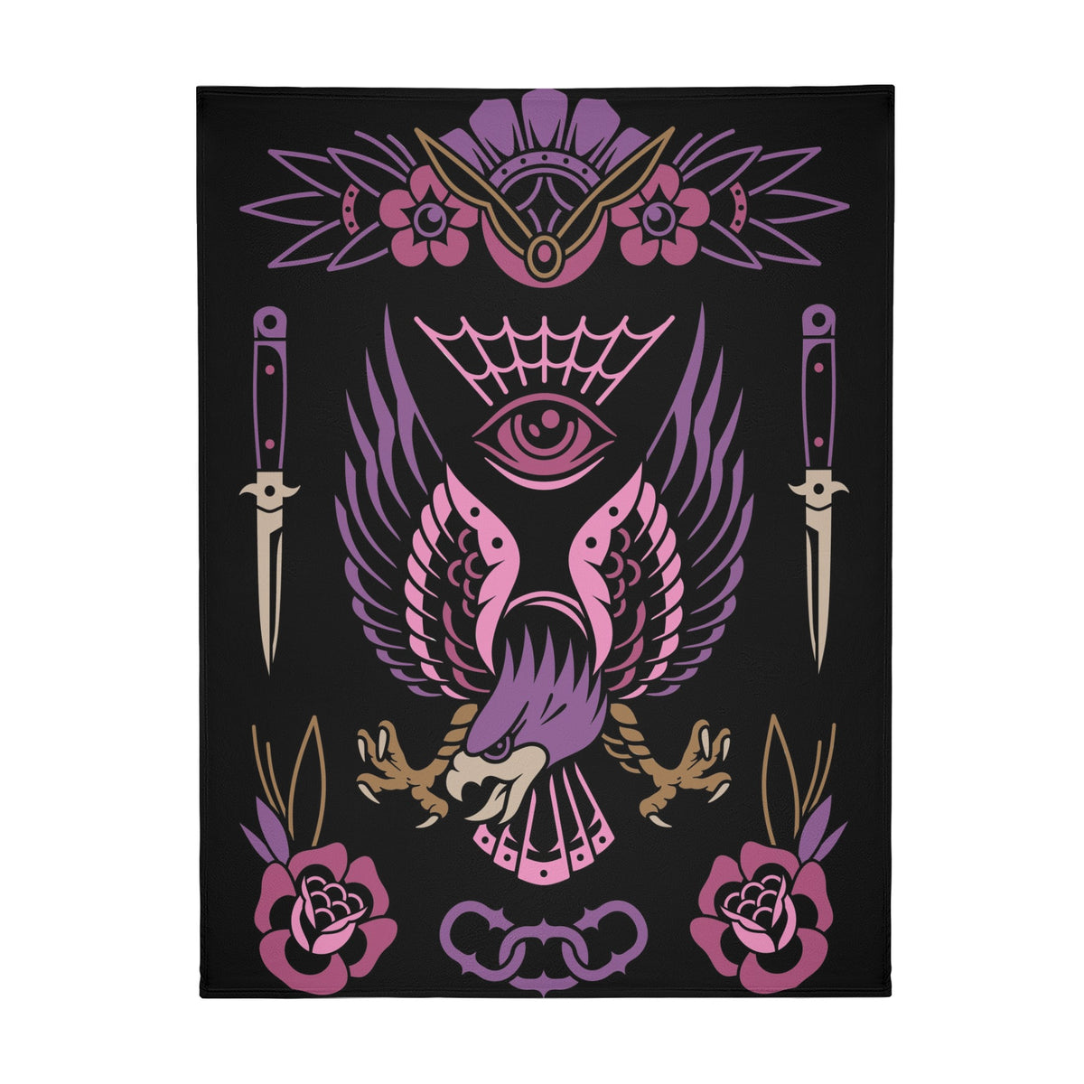 Golden Eagle Print - Blanket