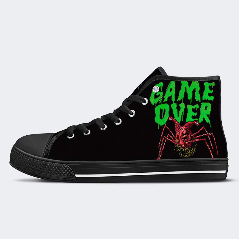 Unisex Horror-Druck - High Top Canvas