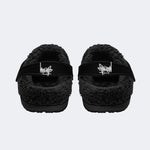 Punk Headphone Dinosaur - Fur Lined Slippers/Sandals