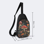 Magic Mushrooms Print - Chest Bag