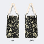 Dark Cottagecore Forest Animal Bones Print - Leather Handbag