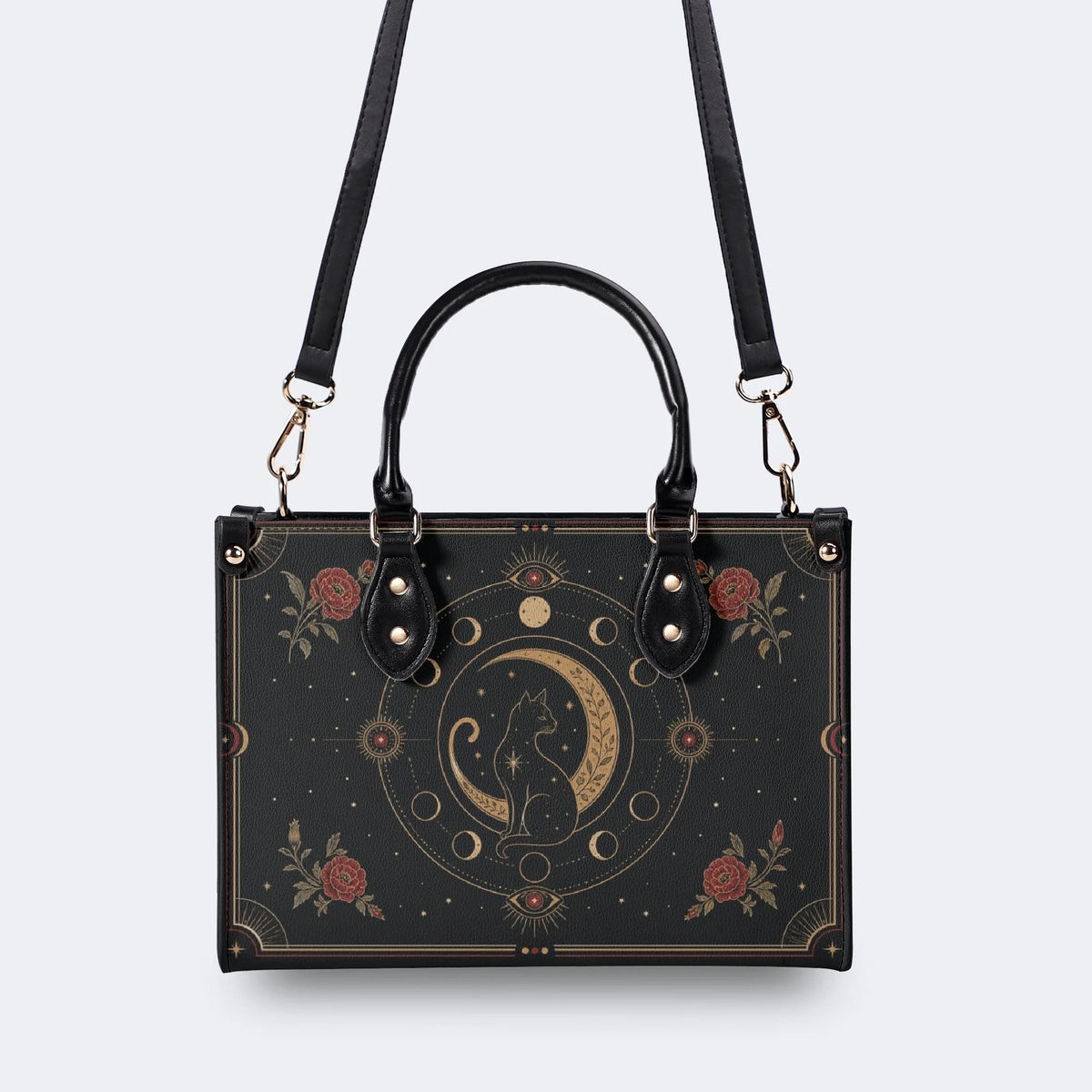 Tarot Cat Print Handbag Factory Direct Sales