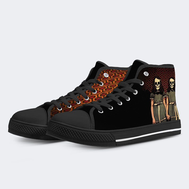 Unisex Horror-Druck - High Top Canvas