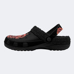 Octopus Raven Rose - Fur Lined Slippers/Sandals