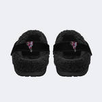 Horror Print - Fur Lined Slippers/Sandals