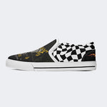 Figure&Wing&Letter Print - Slip On Shoes