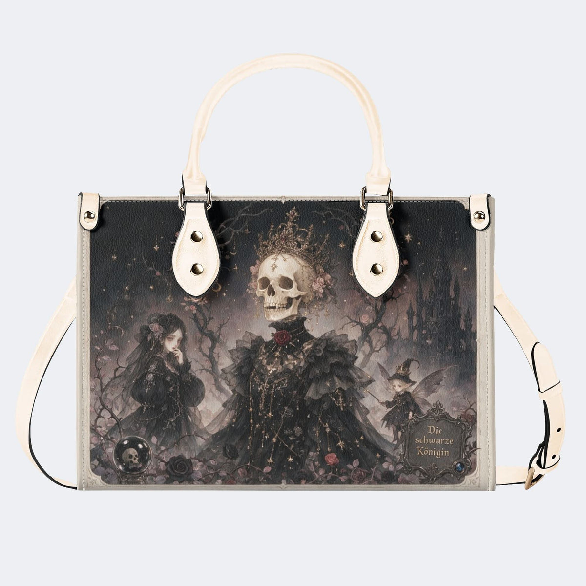 Die Schwarze Konigin Print Handbag Factory Direct Sales