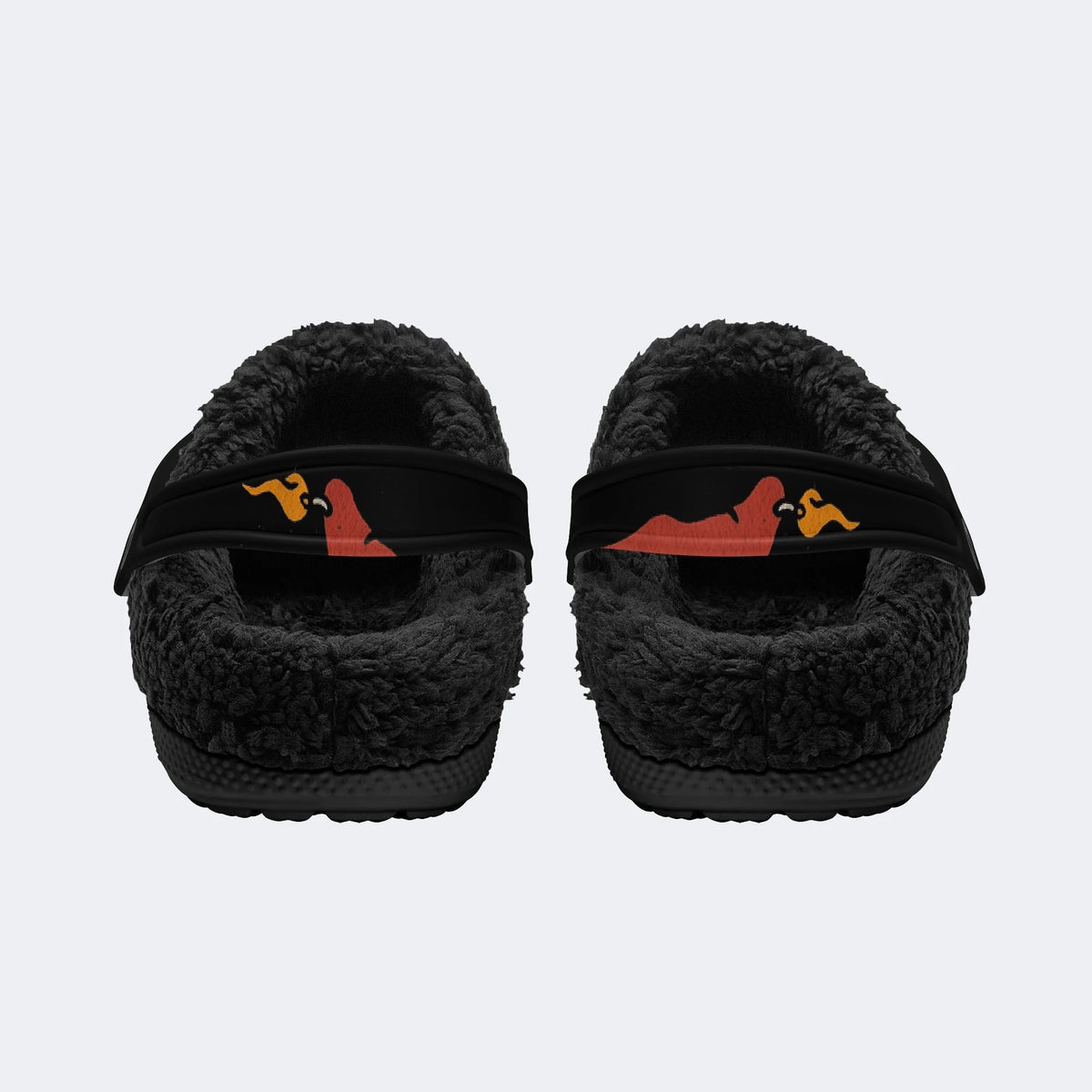 All Seeing Eye Flame Hand - Fur Lined Slippers/Sandals