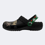 Unisex Horror Movie Print - Fur Lined Slippers/Sandals