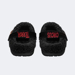 Terrifier Circus Art - Fur Lined Slippers/Sandals