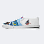 Jaws Movie Retro Print - Slip On Shoes