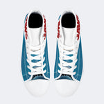 Quint's Shark Fishing Jaws Retro - High Top Canvas